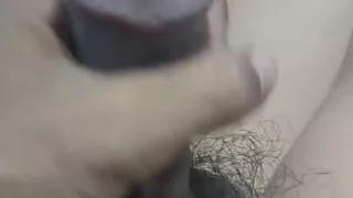 Shake the cock until the semen comes out
