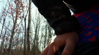 Fucked Bareback and Pushing Out Cum Through Underwear After Fuck