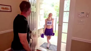 Older Man Dctrousersnake Fucks Stepson's Cheerleader Girlfriend Marina Vaylor, Toys Her Virgin Asshole