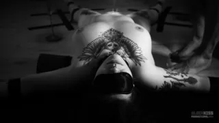 Sin trusted me with fire for her BDSM session - Wax play