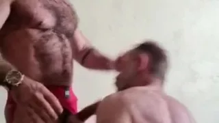 Two Hairy Muscle Daddies