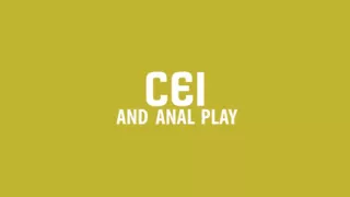 AUDIO ONLY - CEI and anal play