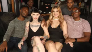 Monica Raye and Tiffany Nacke Gangbang