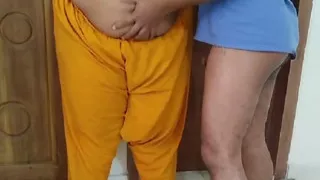 Stepfather in law fucked the Indian daughter in law Rani when she was doing exercises