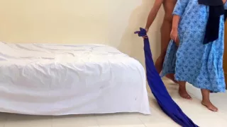 Man Enters Housewife S Room & Tries to Tie Her, but Hot Housewife Caught Him & Tieds Hands, Then Fucked Him - Cowgirl