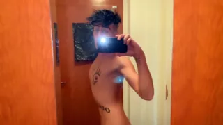 Belly Play Fetish - Tattooed Belly Vacuum and Belly Bloat