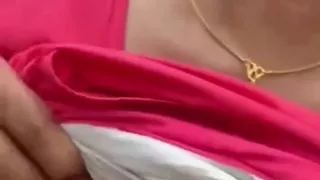 Friends gang touch my boobs and lick my pussy