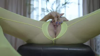 Jasmin Teases Her Hot Dripping Pussy with Small Dildo