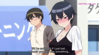 Adam Gets Trapped Naked With College Girl's Fat Ass Begging to Be Fucked - HENTAI Uncensored (ENG Subtitles)