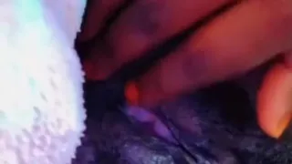 Alone in Bed Pleasuring My Pussy