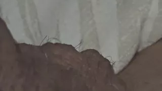 Step son couldn't take care of his erection with broken arm so he asked step mom a handjob