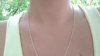 Play with Thick Cum on Lips and Swallow After Guy Left
