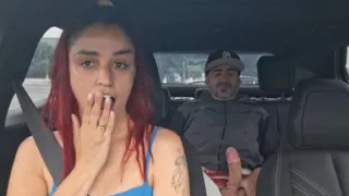 App Driver Catches Passenger Masturbating From Behind!
