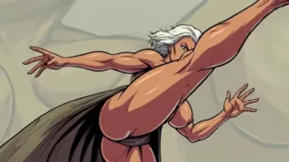 Ai Athletic Women in Cartoon Scenes