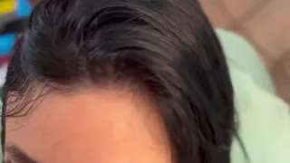 Big Ass Brazilian Girl Swallow All the Cum