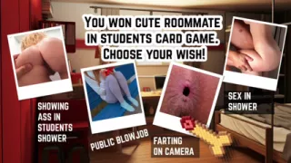 You beat the students at a card game. Now they grant your wishes.