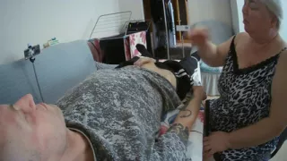 Mother-in-law Came to Give a Blowjob to Swallow a Portion of Sperm