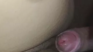 Beautiful swallowing and cheeky vagina