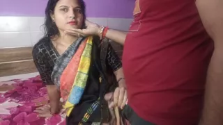 Beautiful Bhabhi calls her husband's friend home and fucks him when her husband is out.