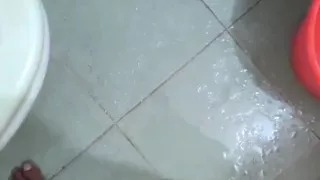 Bengali Boy's Solo Masturbation in the Bathroom