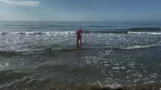 A hotwife and her cuckold on the beach