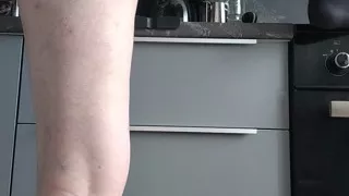 While making a cup of cappuccino