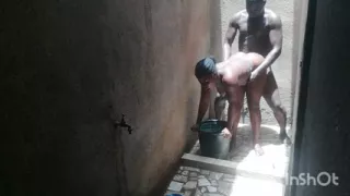 My best friend's wife called me in the shower while she was washing her private parts. I couldn't resist the temptation.