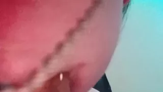 Stepdaughter deepthroats and gets facial