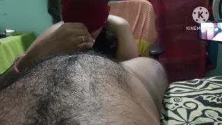 Desi hot village wife soking coke