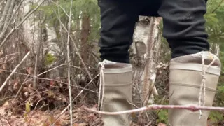 pee sexy on the forest so cool