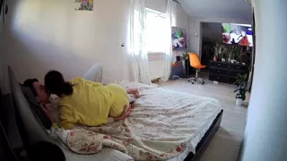 Danildo plays with Kamila's tits while his cock is being pleasured