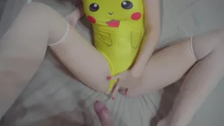 Pikachu Girl Masturbating Pussy