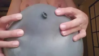 Tease and Pop Oxydized Halloween Balloon - Bunny Looner lowres