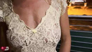 Crazy!! Blonde Babe Fucked in Public After Date!!