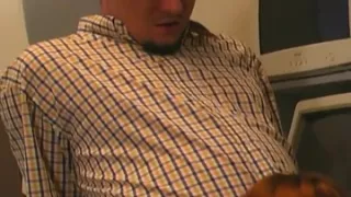 Young Brunette Babe Gets Fucked Hard in the Office