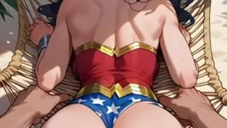 Wonder Woman With Her Big Tits And Perfect Body Gets Fucked After Saving Her Husband