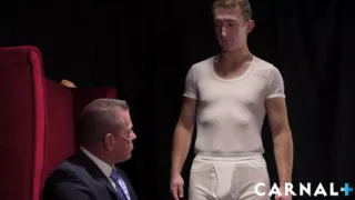 MasonicBoys - Master Tyler Saint uses a wooden paddle to spank Colton Fox