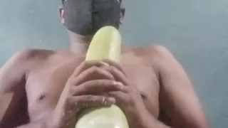 Desi boy fuck with bottleguard