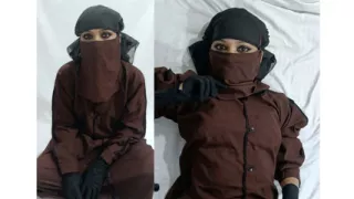 Beautiful muslim wife was fucked by her husband's friend