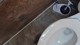 Quick Piss at Gas Station Big Balls Soft Small Cute Dick