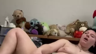 college girl fucks herself for you