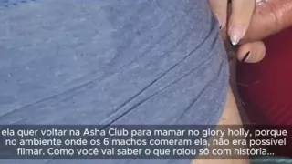 Married Housewife Enjoys Riding Her Cuckold and Is Interrupted When They Try to Open Her Bedroom Door