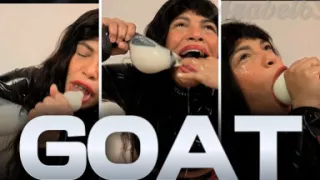 Latex Fetish Condom in My Horny Mouth, I Swallow a Toy with a Condom and Explode Semen