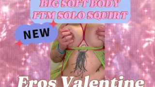 Big Soft Hairy Body: Ftm Solo Squirt & Titty Play