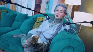 I talk about E - Empathy - ASMR podcast SFW talking goth skinny girl dreadlocks tattoo model inked girl