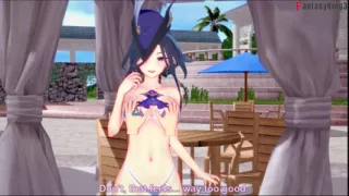 Clorinde POV blowjob bikini - Genshin Impact