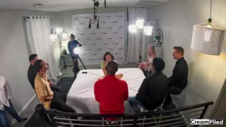 Interview with Satine Before Her Group Sex Gangbang