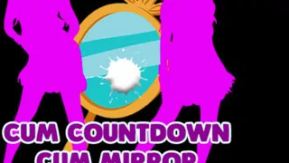 AUDIO ONLY - Cum countdown cum mirrror with 2 dressed girls