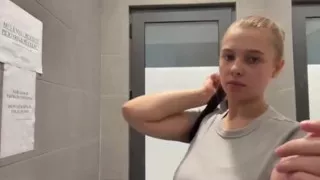 First Time Double Penetrating in Public