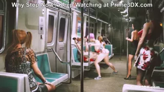 Futa Chick gets Off after a Few Stops! Animation at Prime3DX